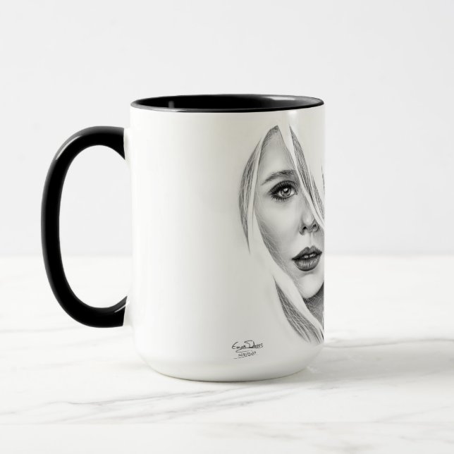 elizabeth olsen mug (Left)