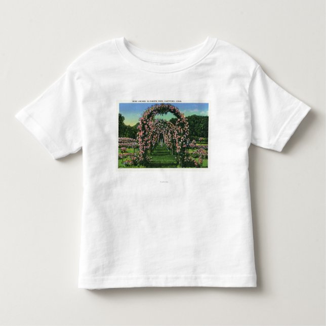 Elizabeth Park View of the Rose Arches Toddler T-Shirt (Front)