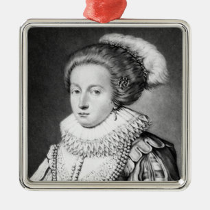 Elizabeth Stuart, Queen of Bohemia Metal Ornament