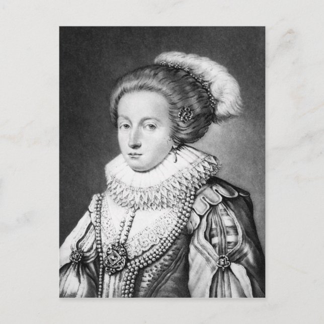 Elizabeth Stuart, Queen of Bohemia Postcard (Front)
