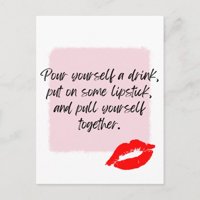 Elizabeth Taylor Quote Postcard (Front)