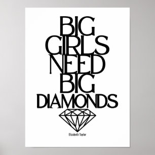 Elizabeth Taylor Quotes Women Power Poster