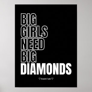 Elizabeth Taylor Quotes Women Power Poster