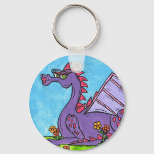 Elizabeth the Dragon Key Ring