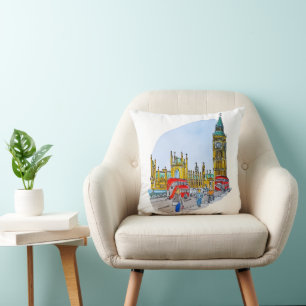 Elizabeth Tower, aka Big Ben Cushion