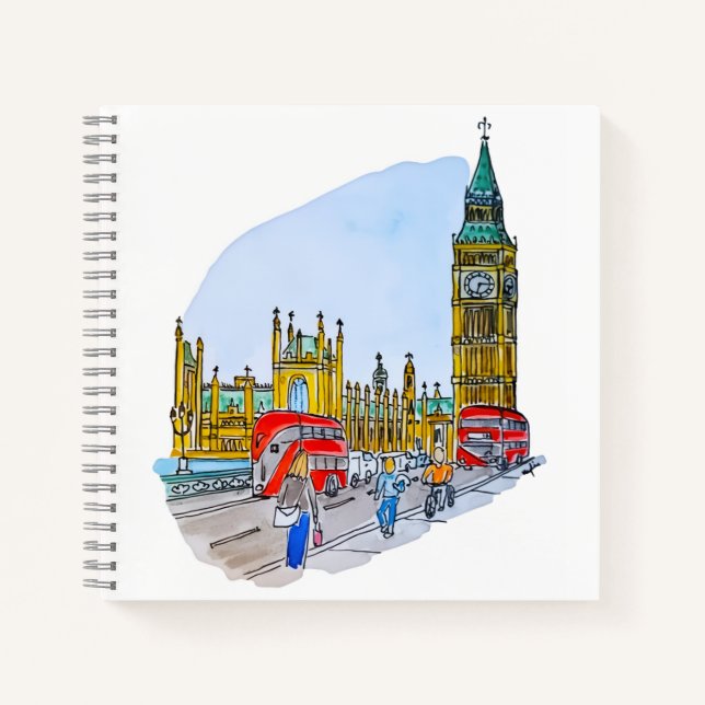 Elizabeth Tower, aka Big Ben Notebook (Front)