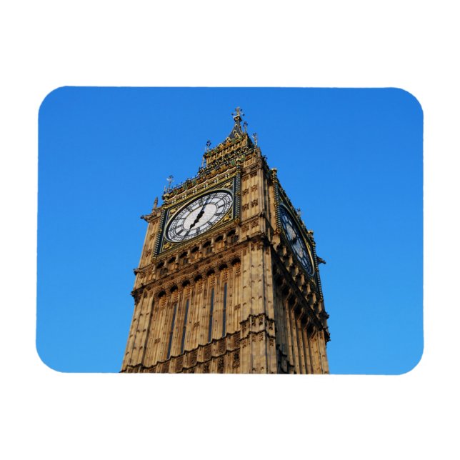 Elizabeth Tower (Big Ben) Magnet (Horizontal)