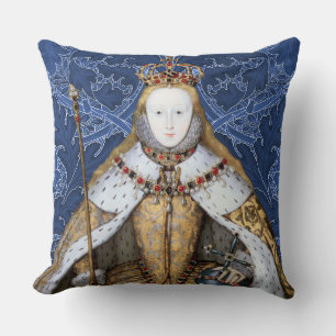 Elizabeth Tudor, Queen of England Cushion