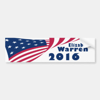 Elizabeth Warren 2016 Bumper Sticker
