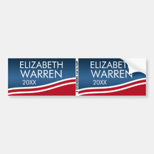 Elizabeth Warren 2020 BOGO Bumper Sticker