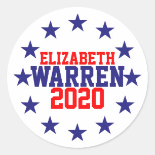 Elizabeth Warren 2020 Classic Round Sticker