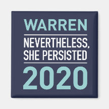 Elizabeth Warren 2020 Fridge Magnet