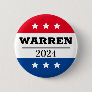 Elizabeth Warren 2024 Election Pin