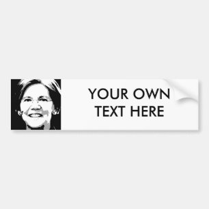 ELIZABETH WARREN BLOCK.png Bumper Sticker