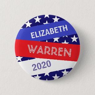 Elizabeth Warren for President 2020 6 Cm Round Badge