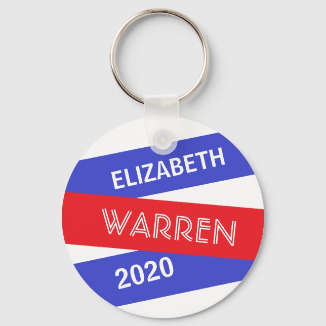 Elizabeth Warren for President 2020 Key Ring (Front)