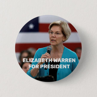 Elizabeth Warren for President Button - Pin