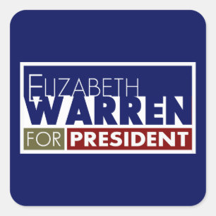 Elizabeth Warren for President V1 Square Sticker