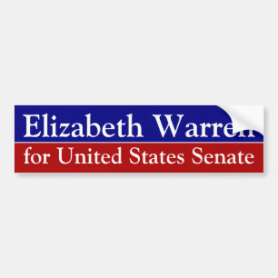 Elizabeth Warren for Senate Bumper Sticker