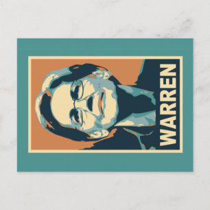 elizabeth warren postcard