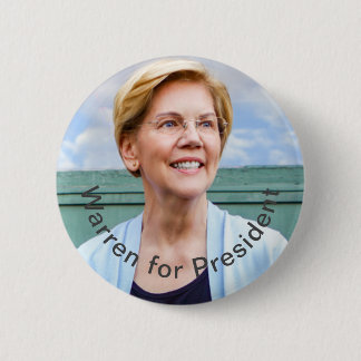 Elizabeth Warren - Warren for President 6 Cm Round Badge