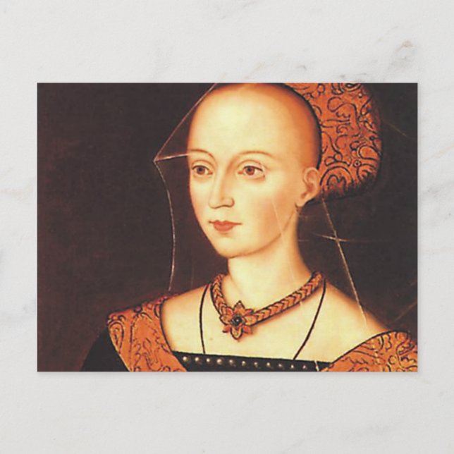 Elizabeth Woodville "The White Queen" Postcard (Front)