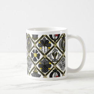 Elizabethan Blackwork tile Coffee Mug