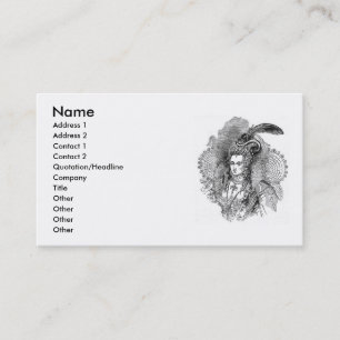 Elizabethan Clothing Business Card