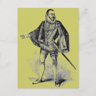 Elizabethan Costumes Postcard