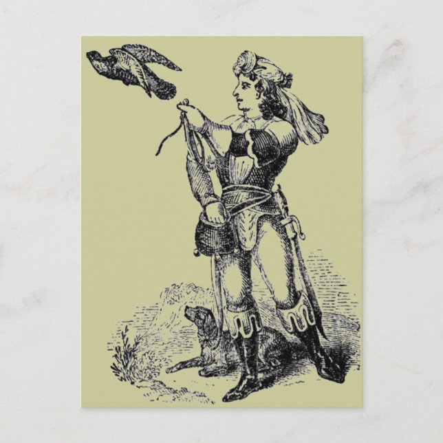 Elizabethan Costumes Postcard (Front)