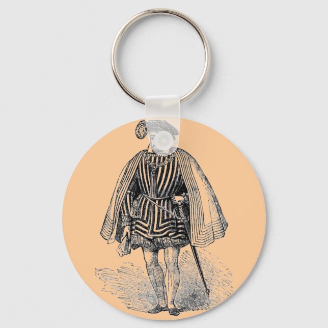 Elizabethan Fashion Key Ring (Front)