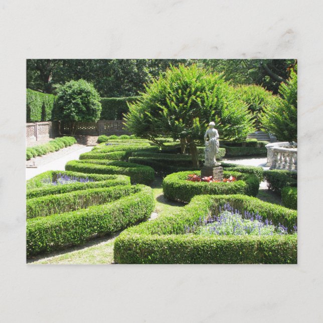 Elizabethan Gardens Manteo North Carolina Postcard (Front)