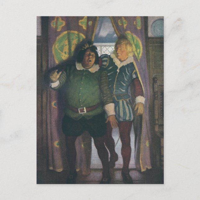Elizabethans in an Inn Postcard (Front)
