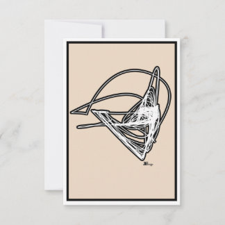 ELJAYEFF Design Minamalist Thank You Note Card