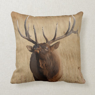 elk and eye bulging cushion