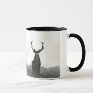 Elk Art Wild Animals Contrast Coffee Mug