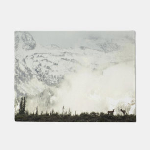 Elk at Grand Teton National Park Photography Doormat