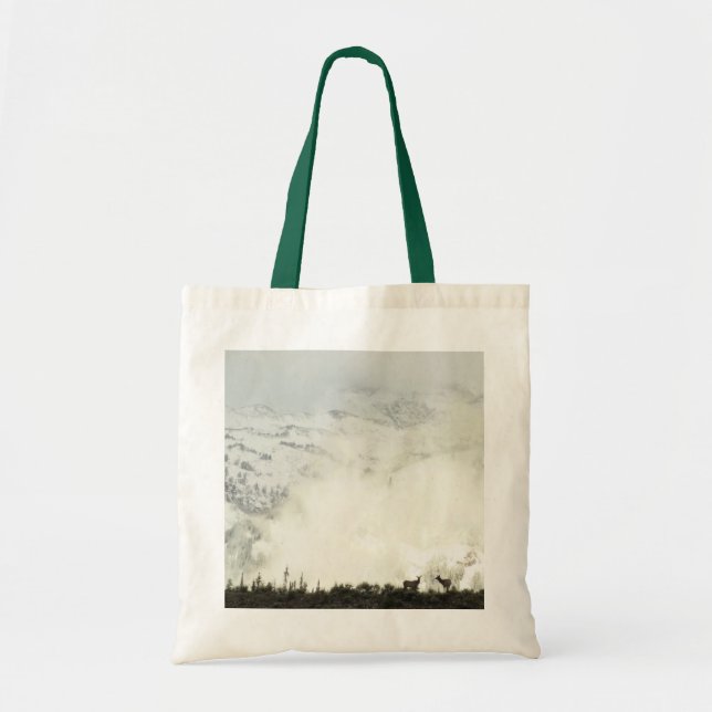 Elk at Grand Teton National Park Photography Tote Bag (Front)