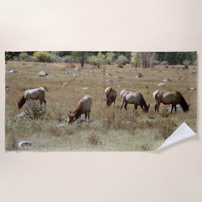 Elk beach towel (Front)