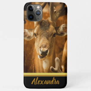 Elk buck looking right at you iPhone 11 pro max case