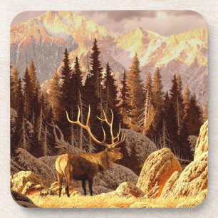 Elk Bull Coaster