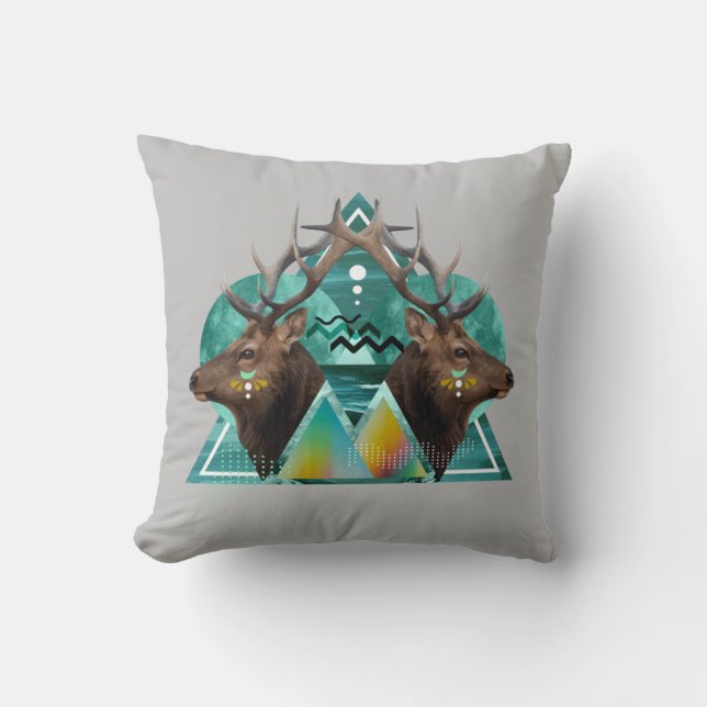 Elk  cushion (Front)
