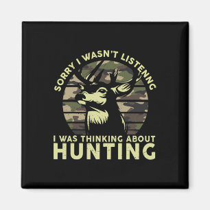 Elk Deer Hunter Funny Deer Hunting Tee Gifts Dad M Magnet