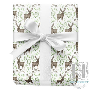 Elk Gift Wrapping Paper