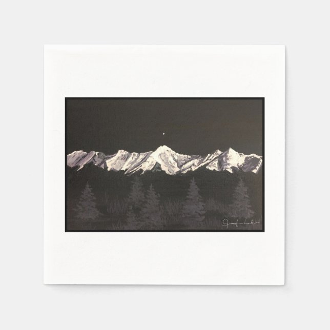 Elk Horn Mountains Napkin (Front)