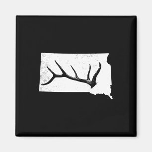 Elk Hunting Elkaholic Antler Funny Elk Hunter Gift Magnet