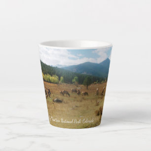 Elk in Rocky Mountain National Park latte mug