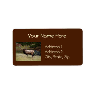 Elk in the Wild Label