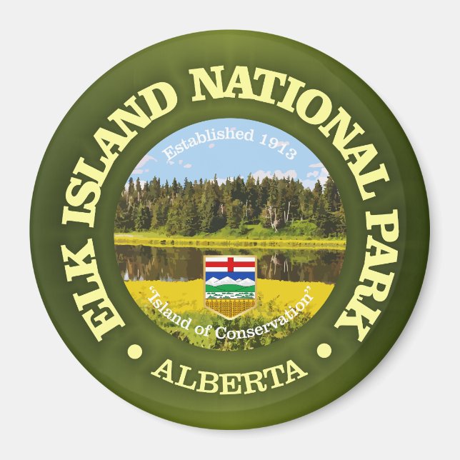 Elk Island NP Magnet (Front)