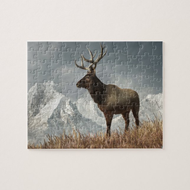 Elk Jigsaw Puzzle (Horizontal)
